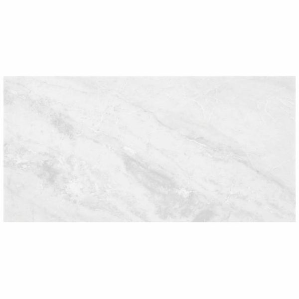 Alaska White | 1 sq. ft. Alaska White 12×24″ Polished Marble Tile 12X24 Stone 12X24