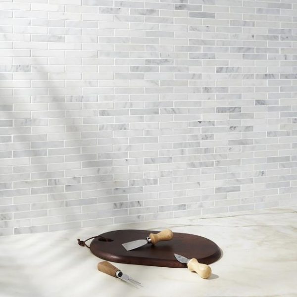 Asian Statuary | 1 sq. ft. Asian Statuary 1×4″ Brick Polished Marble Mosaic Tile Brick Asian Statuary Asian Statuary