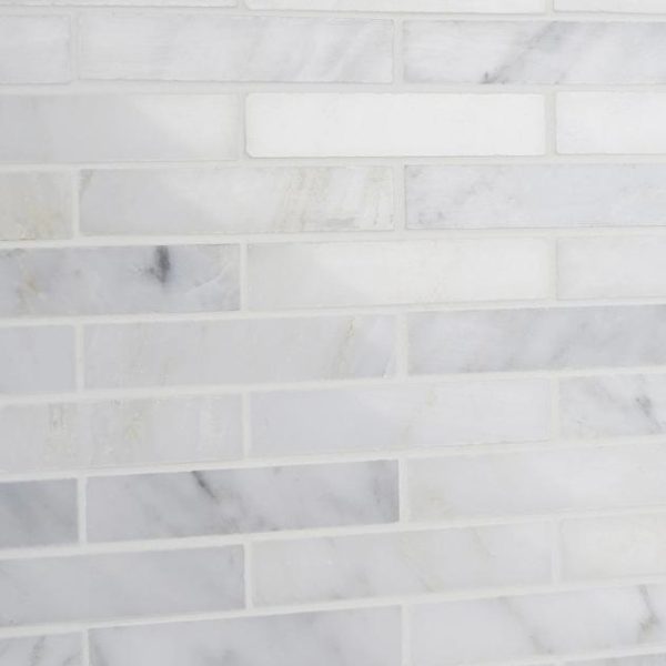 Asian Statuary | 1 sq. ft. Asian Statuary 1×4″ Brick Polished Marble Mosaic Tile Brick Asian Statuary Asian Statuary