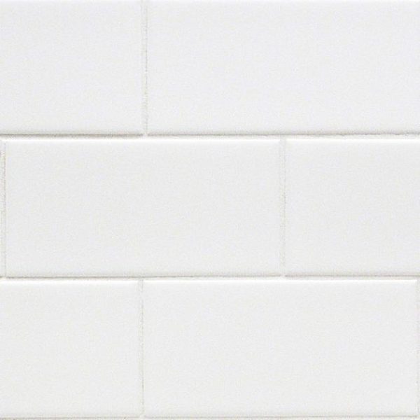 Backsplash & Kitchen | 1 sq. ft. Basic White 3×6 Matte Ceramic Subway Wall Tile 3X6 Matte Backsplash & Kitchen 3X6 Matte