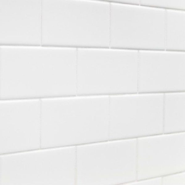 Backsplash & Kitchen | 1 sq. ft. Basic White 3×6 Matte Ceramic Subway Wall Tile 3X6 Matte Backsplash & Kitchen 3X6 Matte