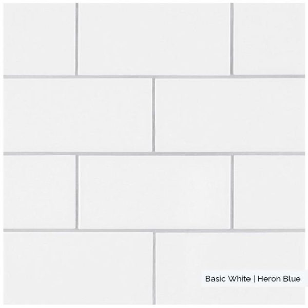 Backsplash & Kitchen | 1 sq. ft. Basic White 3×6 Matte Ceramic Subway Wall Tile 3X6 Matte Backsplash & Kitchen 3X6 Matte