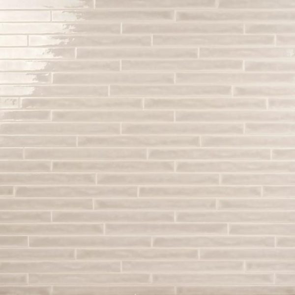 Backsplash & Kitchen | 1 sq. ft. Carolina Fog Gray 2×20 Polished Ceramic Wall Tile Fog Backsplash & Kitchen Backsplash & Kitchen