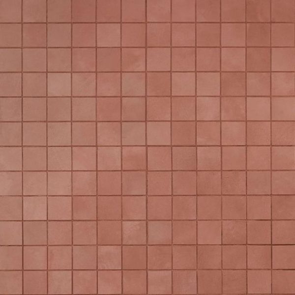 Backsplash & Kitchen | 1 sq. ft. Clay Grace Red 2×2 Matte Porcelain Mosaic Tile Red Backsplash & Kitchen Backsplash & Kitchen