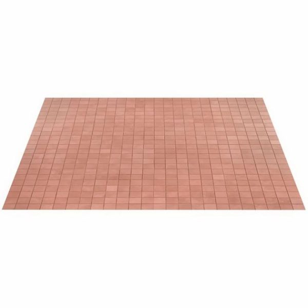 Backsplash & Kitchen | 1 sq. ft. Clay Grace Red 2×2 Matte Porcelain Mosaic Tile Red Backsplash & Kitchen Backsplash & Kitchen