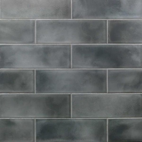 Backsplash & Kitchen | 1 sq. ft. Diesel Camp Smoke Gray 4×12 Glossy Ceramic Subway Tile Gray Glaze Backsplash & Kitchen Backsplash & Kitchen