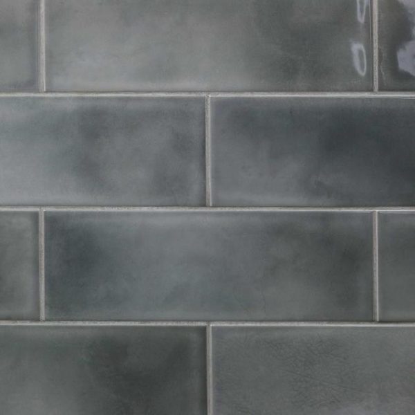 Backsplash & Kitchen | 1 sq. ft. Diesel Camp Smoke Gray 4×12 Glossy Ceramic Subway Tile Gray Glaze Backsplash & Kitchen Backsplash & Kitchen