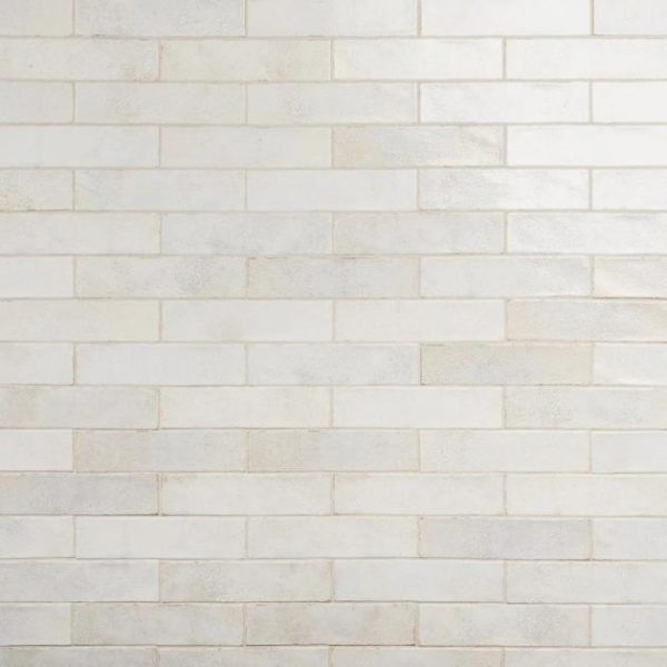 Backsplash & Kitchen | 1 sq. ft. Kalay White 3×12 Glossy Ceramic Tile White Backsplash & Kitchen Backsplash & Kitchen