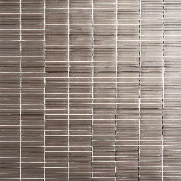 Backsplash & Kitchen | 1 sq. ft. Maya Stacked Twilight Gray 1×5 Polished Glass Mosaic Tile Stacked Twilight Backsplash & Kitchen Backsplash & Kitchen