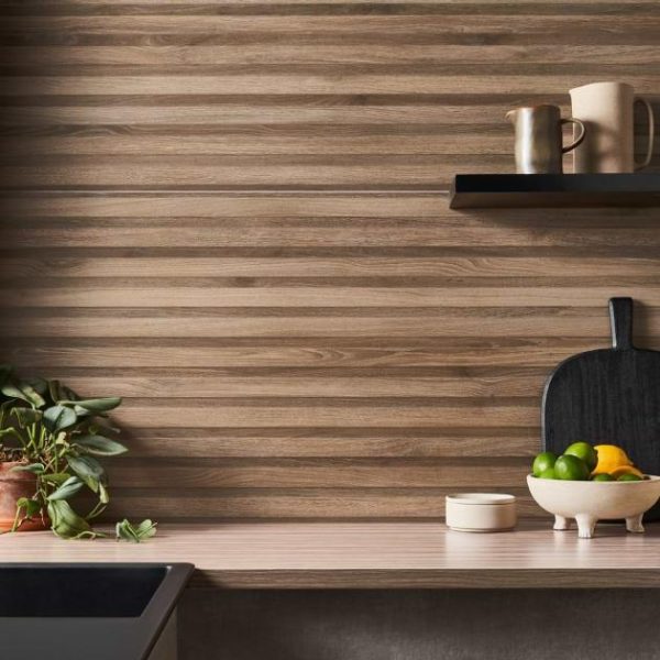 Backsplash & Kitchen | 1 sq. ft. Nobu Ribbon Roble Brown 24×48 Wood Look Matte Porcelain Tile Roble Backsplash & Kitchen Backsplash & Kitchen