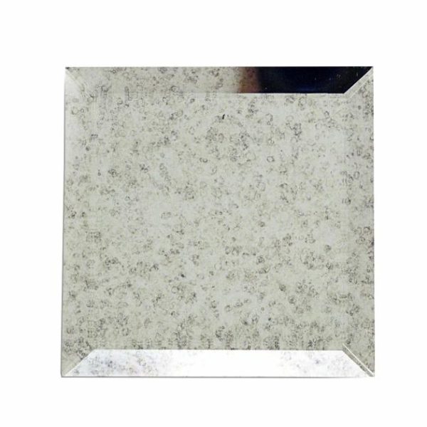 Backsplash & Kitchen | 1 sq. ft. Paris Gray Beveled 4×4 Antique Mirror Tile Paris Gray 4X4 Backsplash & Kitchen Backsplash & Kitchen