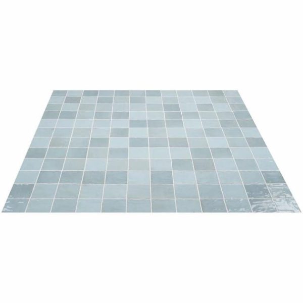 Backsplash & Kitchen | 1 sq. ft. Portmore Sky Blue 4×4 Glossy Ceramic Tile Sky Backsplash & Kitchen Backsplash & Kitchen