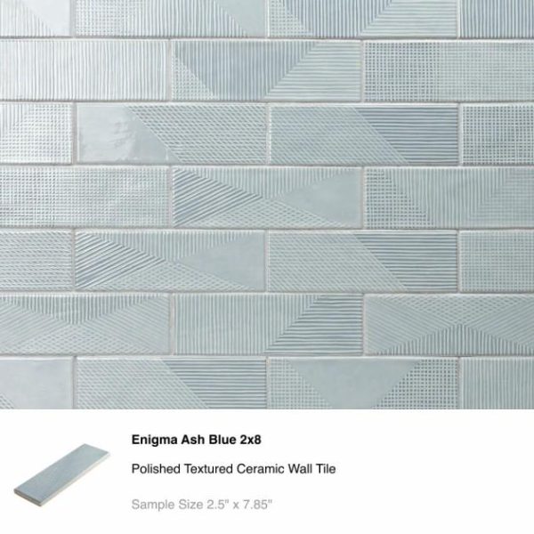 Backsplash & Kitchen | 1 sq. ft. Top Selling Blue Ceramic and Porcelain Subway Sample Bundle (5) Backsplash & Kitchen Backsplash & Kitchen