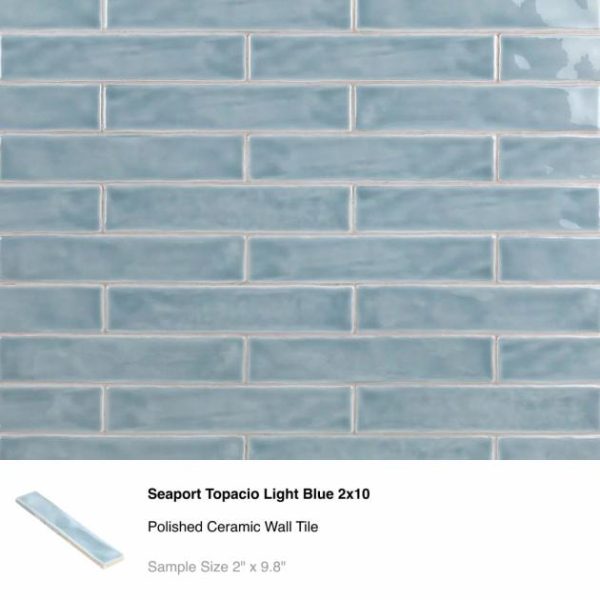 Backsplash & Kitchen | 1 sq. ft. Top Selling Blue Ceramic and Porcelain Subway Sample Bundle (5) Backsplash & Kitchen Backsplash & Kitchen