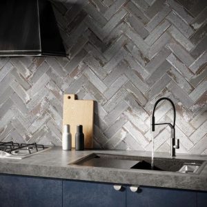 Backsplash & Kitchen | 1 sq. ft. Urban Brick Loft Gray 3×10 Matte Clay Brick Tile Loft Gray Backsplash & Kitchen Backsplash & Kitchen