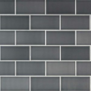 Backsplash & Kitchen | 1 sq. ft. Vector Antracita Gray 4×8 Polished Ceramic Wall Tile Antracita 4X8 Backsplash & Kitchen Antracita 4X8