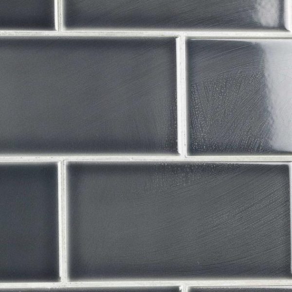 Backsplash & Kitchen | 1 sq. ft. Vector Antracita Gray 4×8 Polished Ceramic Wall Tile Antracita 4X8 Backsplash & Kitchen Antracita 4X8