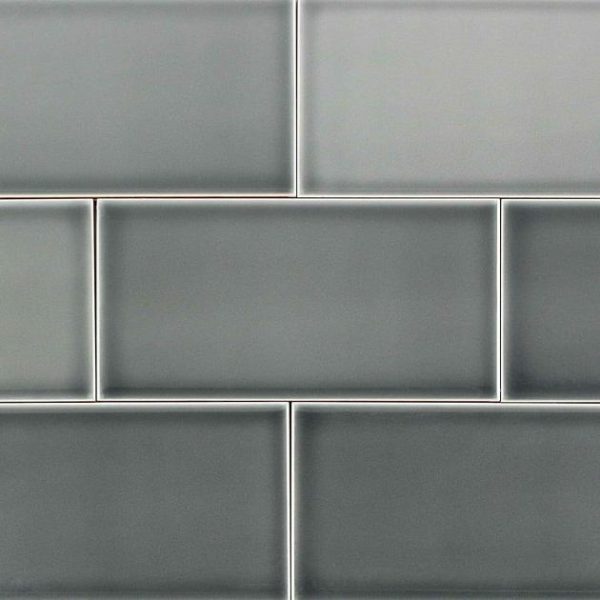 Backsplash & Kitchen | 1 sq. ft. Vector Antracita Gray 4×8 Polished Ceramic Wall Tile Antracita 4X8 Backsplash & Kitchen Antracita 4X8