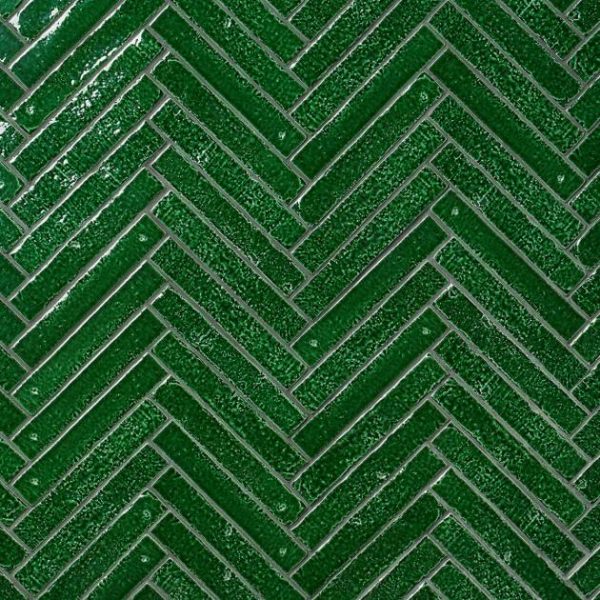 Backsplash & Kitchen | 1 sq. ft. Wabi Sabi Emerald Green 1.5×9 Crackled Glossy Ceramic Tile Emerald Green Backsplash & Kitchen Backsplash & Kitchen