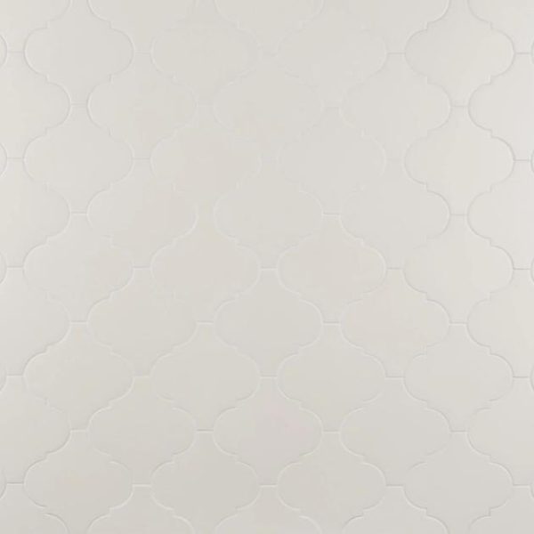 Backsplash & Kitchen | 1 sq. ft. Zeal Arabesque White 8×8 Matte Porcelain Tile White Lantern Backsplash & Kitchen Backsplash & Kitchen