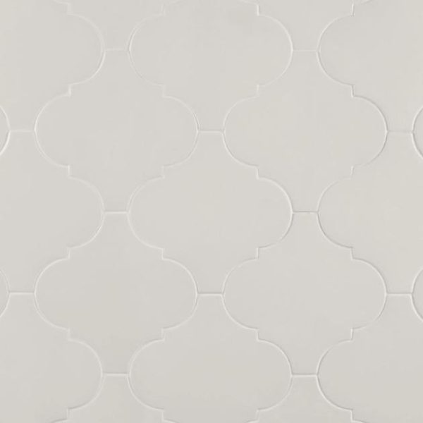 Backsplash & Kitchen | 1 sq. ft. Zeal Arabesque White 8×8 Matte Porcelain Tile White Lantern Backsplash & Kitchen Backsplash & Kitchen