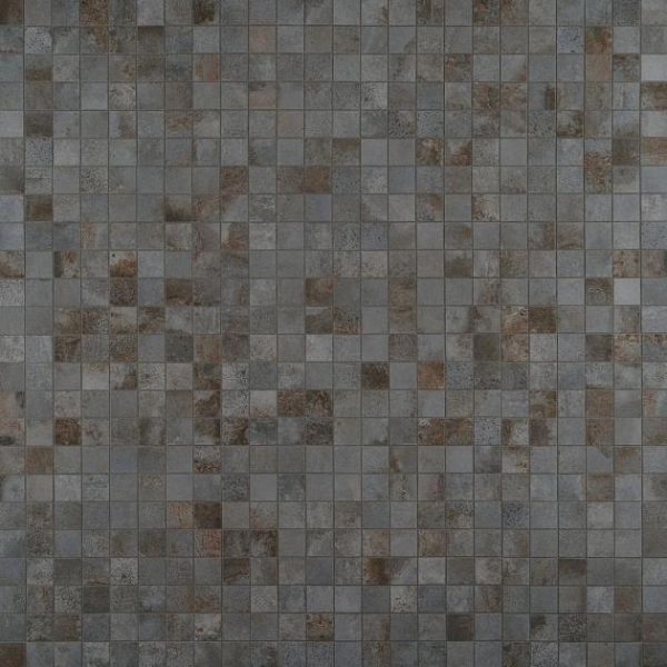 Bathroom | 1 sq. ft. Angela Harris Flatiron Graphite 2×2 Matte Porcelain Mosaic Graphite Bathroom Bathroom