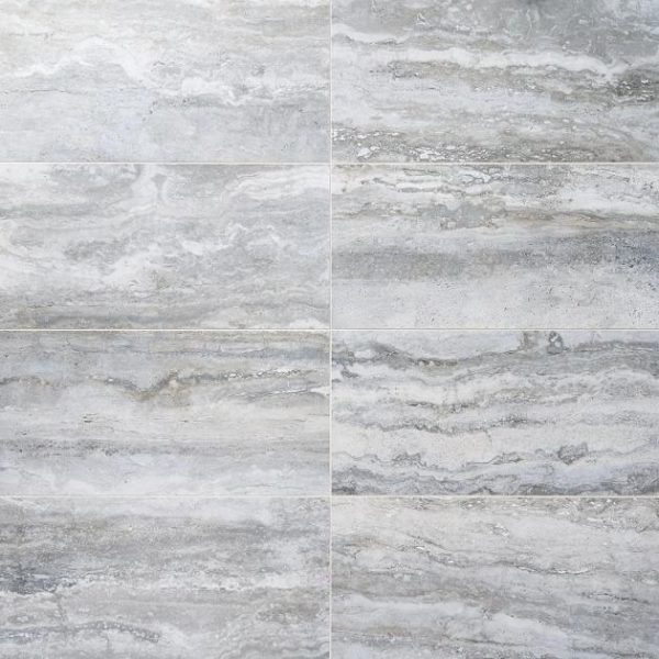 Bathroom | 1 sq. ft. Basic Travertine Sky 12×24 Matte Porcelain Tile Sky Backsplash & Kitchen Backsplash & Kitchen