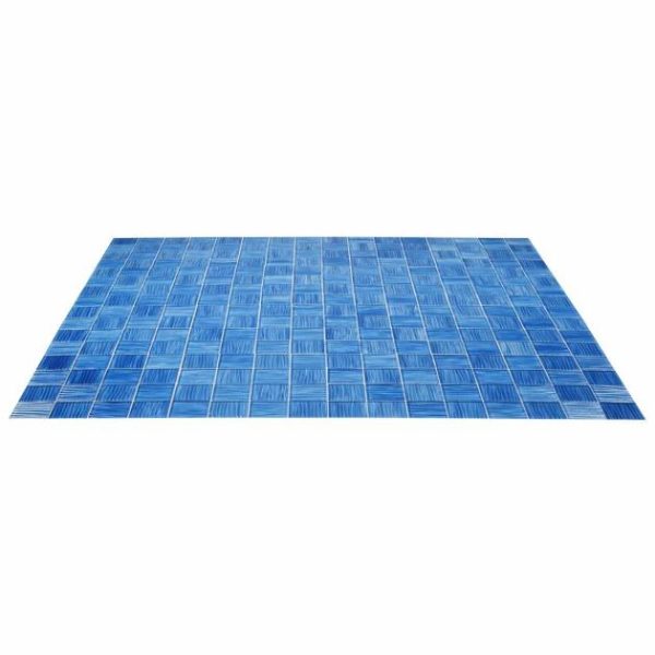 Bathroom | 1 sq. ft. Bimini Azure 3×3 Polished Glass Mosaic Azure Backsplash & Kitchen Azure