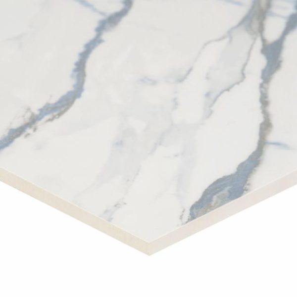 Bathroom | 1 sq. ft. Calacatta Azur 24×24 Matte Porcelain Tile 24X24 Matte Bathroom 24X24 Matte