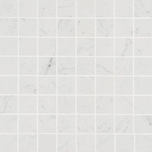 Bathroom | 1 sq. ft. DreamStone Carrara Giola 2×2 Matte Porcelain Mosaic 2X2 Matte Backsplash & Kitchen 2X2 Matte