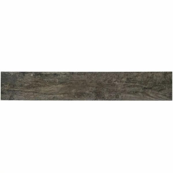 Bathroom | 1 sq. ft. DuJour Charcoal Gray 8×48 Polished Porcelain Wood Look Tile Charcoal Gray Bathroom Bathroom