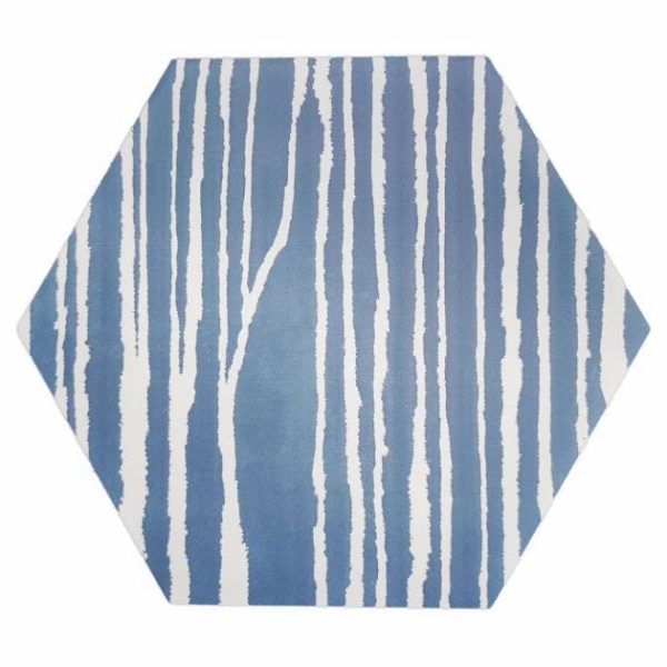 Bathroom | 1 sq. ft. HexArt Zen Ice Azul 8″ Hexagon Matte Porcelain Tile Ice Azul Bathroom Bathroom