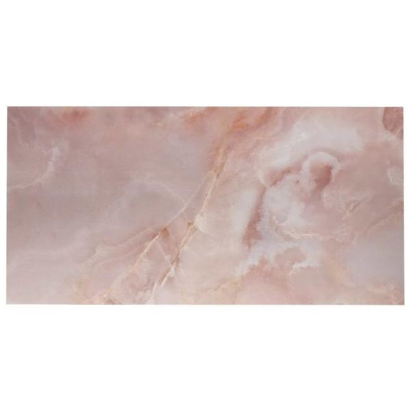 Bathroom | 1 sq. ft. Jewel Onyx Coral Pink 24×48 Polished Porcelain Tile Coral Bathroom Bathroom