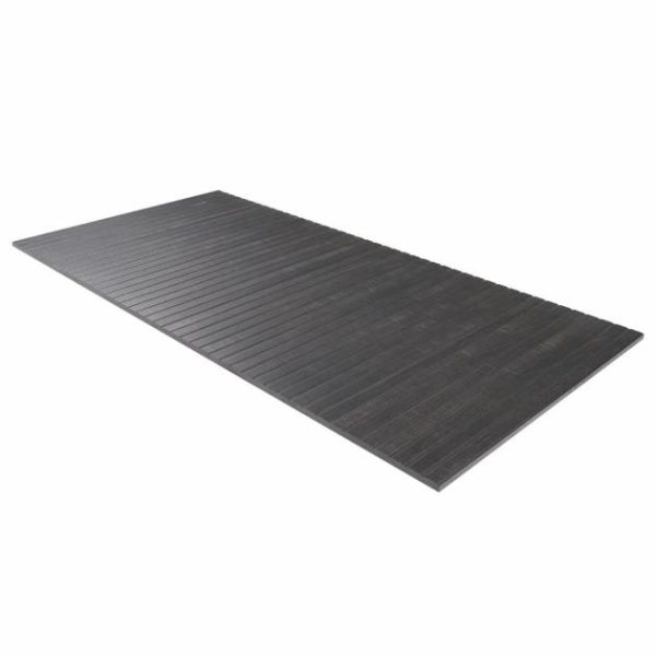 Bathroom | 1 sq. ft. Kenridge Ribbon Black 24×48 Wood Look Matte Porcelain Tile Black Bathroom Bathroom