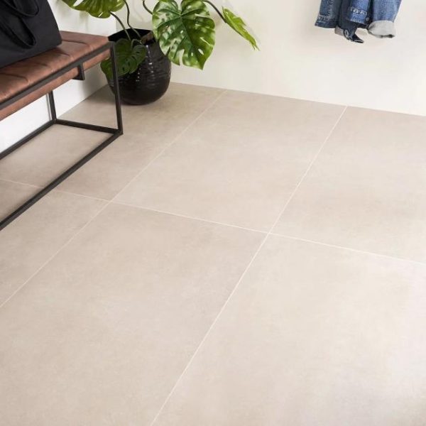 Bathroom | 1 sq. ft. Lines Greige 24×48 Matte Porcelain Tile Greige Bathroom Bathroom