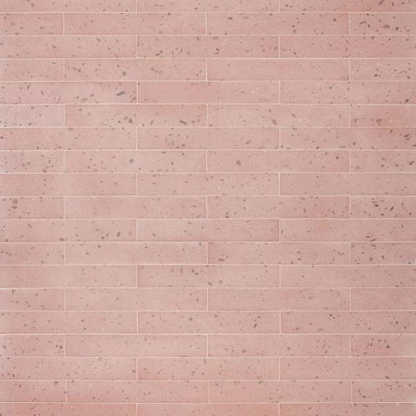 Bathroom | 1 sq. ft. Mancala Blush Pink 3×16 Matte Terrazzo Tile  Blush Pink Bathroom Bathroom