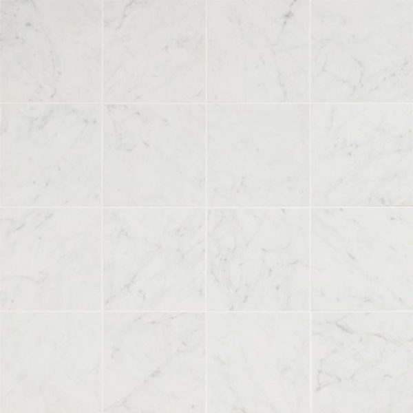 Bathroom | 1 sq. ft. Marble Tech Bianco Gioia 6×6 Matte Marble Look Porcelain Tile White Matte Bathroom Bathroom