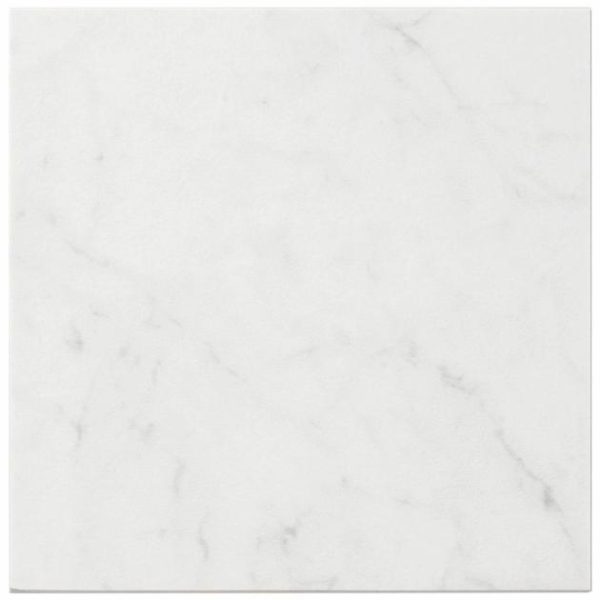 Bathroom | 1 sq. ft. Marble Tech Bianco Gioia 6×6 Matte Marble Look Porcelain Tile White Matte Bathroom Bathroom