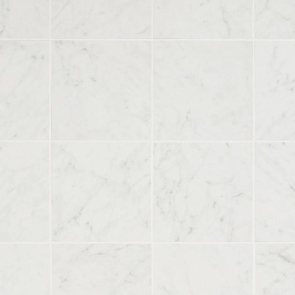 Bathroom | 1 sq. ft. Marble Tech Bianco Gioia 6×6 Matte Marble Look Porcelain Tile White Matte Bathroom Bathroom