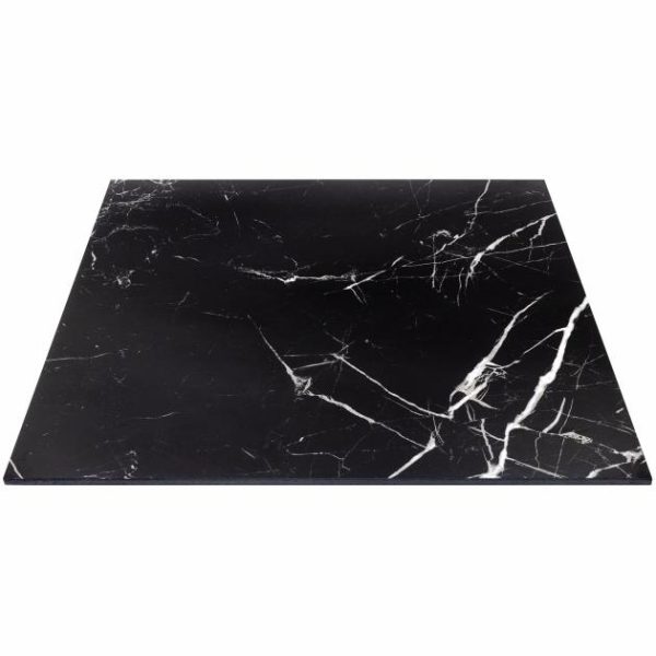 Bathroom | 1 sq. ft. Marble Tech Port Laurent 24×24 Polished Nero Marquina Look Porcelain Tile Black Polished Bathroom Bathroom