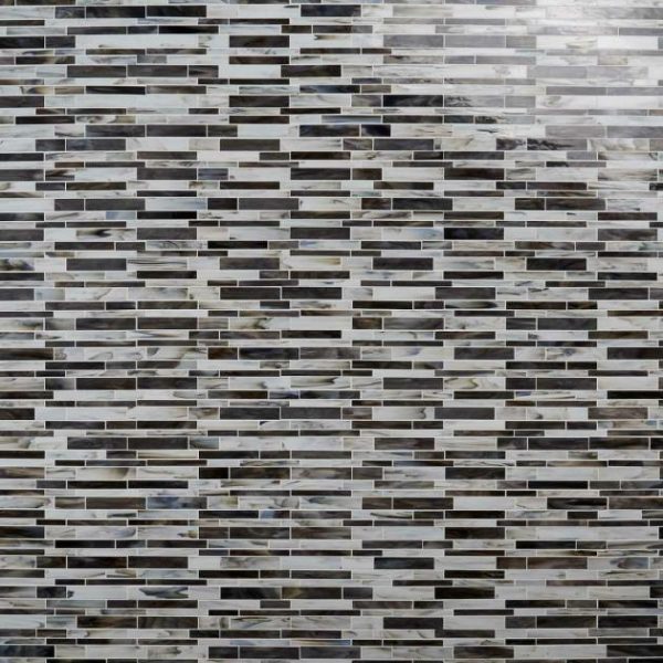 Bathroom | 1 sq. ft. Matchstix Rainstorm Multicolor Glass Polished Mosaic Tile Rainstorm Bathroom Bathroom