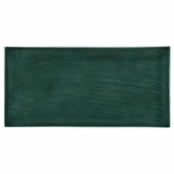 Bathroom | 1 sq. ft. Nabi Glass Deep Emerald Green 4.5×9 Subway Polished Glass Tile Midnight Blue Backsplash & Kitchen Backsplash & Kitchen