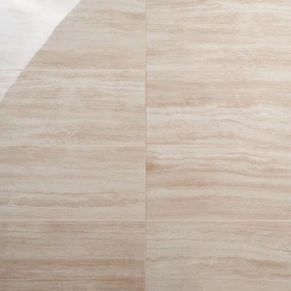 Bathroom | 1 sq. ft. Nashville Beige 12×24 Travertine Look Polished Porcelain Tile Beige Polished Bathroom Bathroom