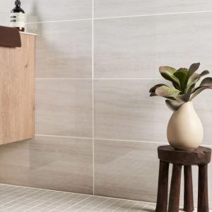 Bathroom | 1 sq. ft. Nashville White 12×24 Travertine Look Polished Porcelain Tile White Polished Bathroom Bathroom