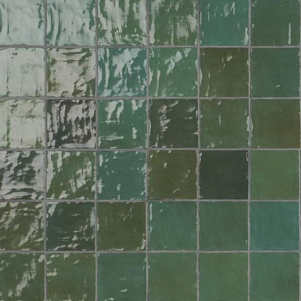 Bathroom | 1 sq. ft. Portmore Green 4×4 Glossy Ceramic Tile Green Backsplash & Kitchen Backsplash & Kitchen