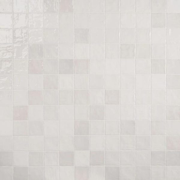 Bathroom | 1 sq. ft. Portmore White 4×4 Glossy Ceramic Tile White Backsplash & Kitchen Backsplash & Kitchen