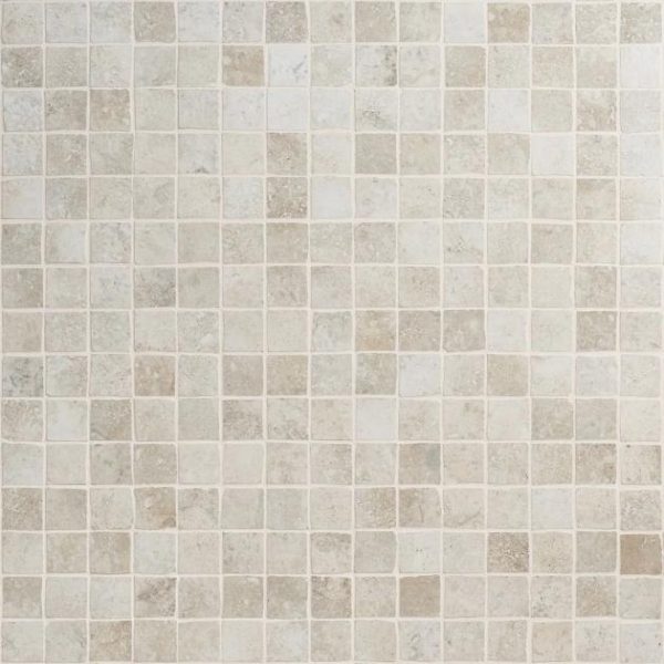 Bathroom | 1 sq. ft. Seville Olimpia White 2×2 Travertine Look Matte Porcelain Mosaic Tile Olimpia Backsplash & Kitchen Backsplash & Kitchen