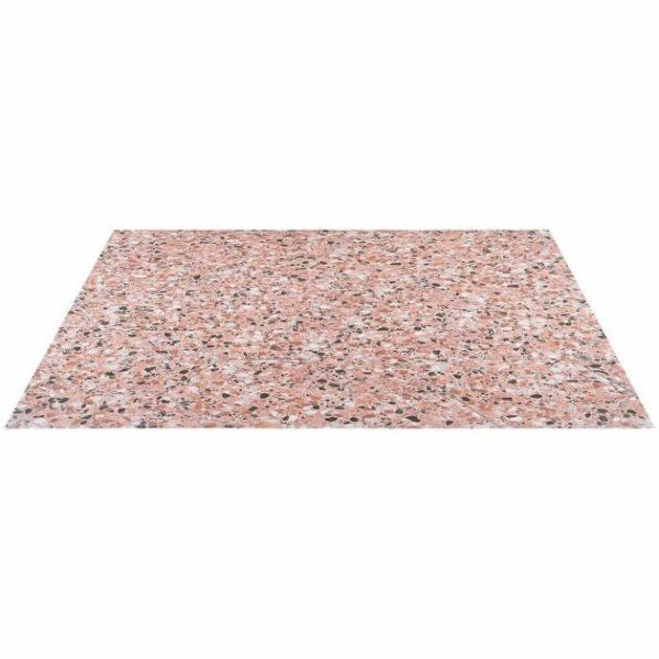 Bathroom | 1 sq. ft. Six Hexagon Earth Pink 12.5″ Terrazzo Look Matte Porcelain Tile Pink Earth Bathroom Bathroom