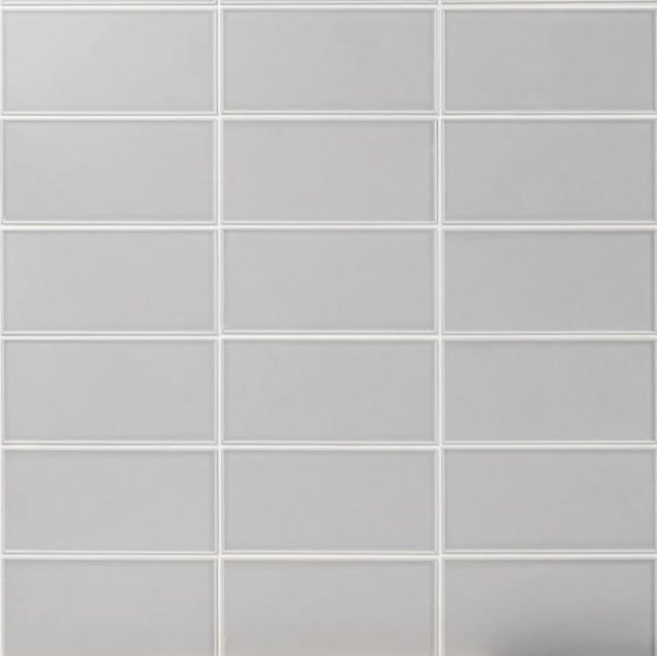 Bathroom | 1 sq. ft. Stacy Garcia Maddox Frame Cool Gray 4×8 Matte Ceramic Subway Tile Frame Cool Gray Bathroom Bathroom