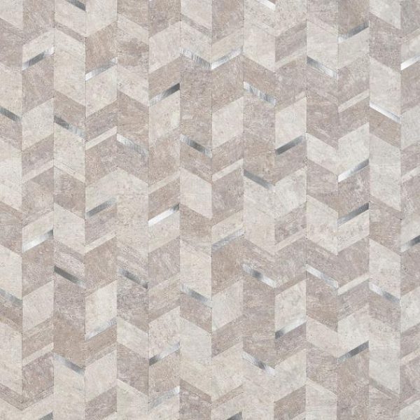 Bathroom | 1 sq. ft. Tether Silver Chevron Solid Core Peel & Stick Self Adhesive Mosaic Tile Silver Bathroom Bathroom